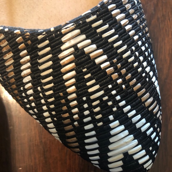 Rampage Black with Woven detail Flats size 7 1/2 - Picture 3 of 4